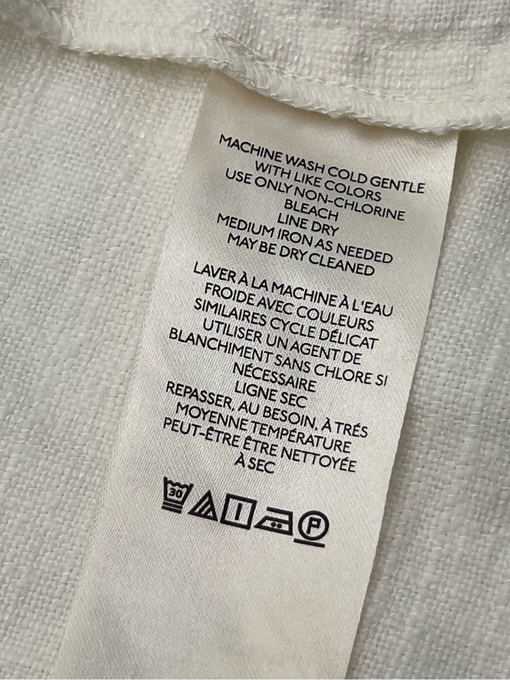 Anthropologie Linen Blend Open Front Blazer Tulip Hem Back Jacket Cream Size 6 - Picture 11 of 16